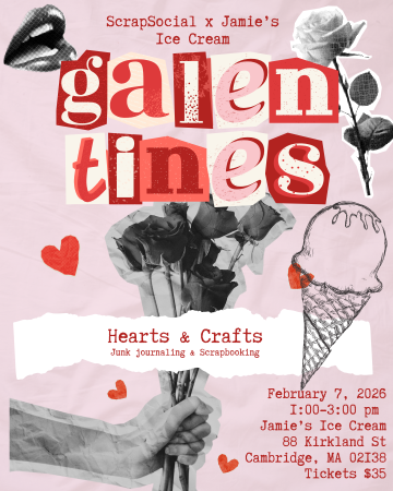 ScrapSocial: Galentine's Hearts & Crafts 
